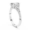 Ladies Ring 00001L (46) - White Gold - Image