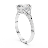 Ladies Ring 00001L (46) - White Gold - Image