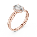 Ladies Ring 00001L (47) - Rose Gold - Image