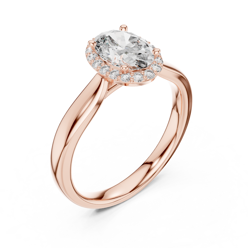 Ladies Ring 00001L (47) - Rose Gold - Image