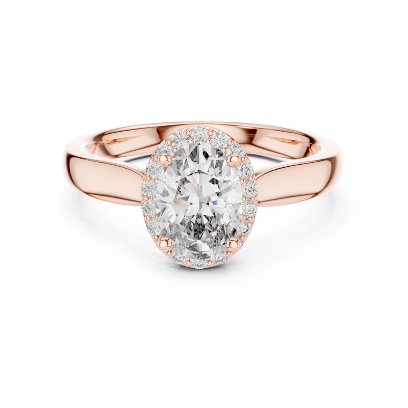 Ladies Ring 00001L (47) - Rose Gold - Image