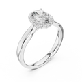 Ladies Ring 00001L (47) - White Gold - Image