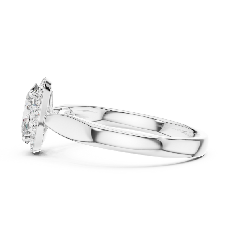 Ladies Ring 00001L (47) - White Gold - Image