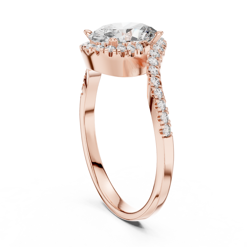 Ladies Ring 00001L (48) - Rose Gold - Image