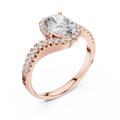 Ladies Ring 00001L (48) - Rose Gold - Image