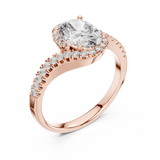Ladies Ring 00001L (48) - Rose Gold - Image