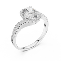 Ladies Ring 00001L (48) - White Gold - Image