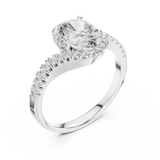 Ladies Ring 00001L (48) - White Gold - Image