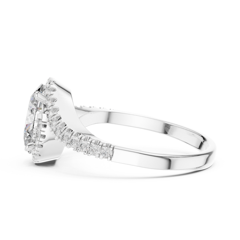 Ladies Ring 00001L (48) - White Gold - Image