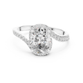 Ladies Ring 00001L (48) - White Gold - Image