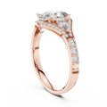 Ladies Ring 00001L (49) - Rose Gold - Image