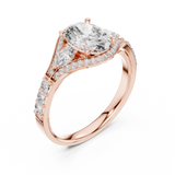 Ladies Ring 00001L (49) - Rose Gold - Image