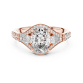 Ladies Ring 00001L (49) - Rose Gold - Image