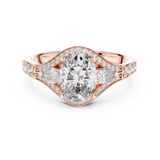 Ladies Ring 00001L (49) - Rose Gold - Image