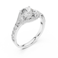 Ladies Ring 00001L (49) - White Gold - Image