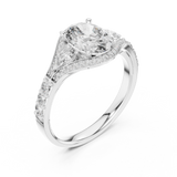 Ladies Ring 00001L (49) - White Gold - Image