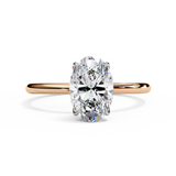 14k IGI certified round ring with E-F color VVS-VS clarity diamonds 51