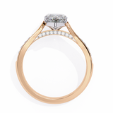 14k IGI certified marquise ring with E-F color VVS-VS clarity diamonds 111