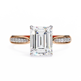 14k IGI certified emerald ring with E-F color VVS-VS clarity diamonds 112