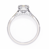14k IGI certified emerald ring with E-F color VVS-VS clarity diamonds 112