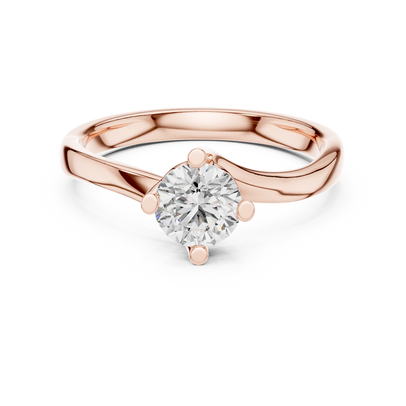 Ladies Ring 1211@7 - Rose Gold - Image