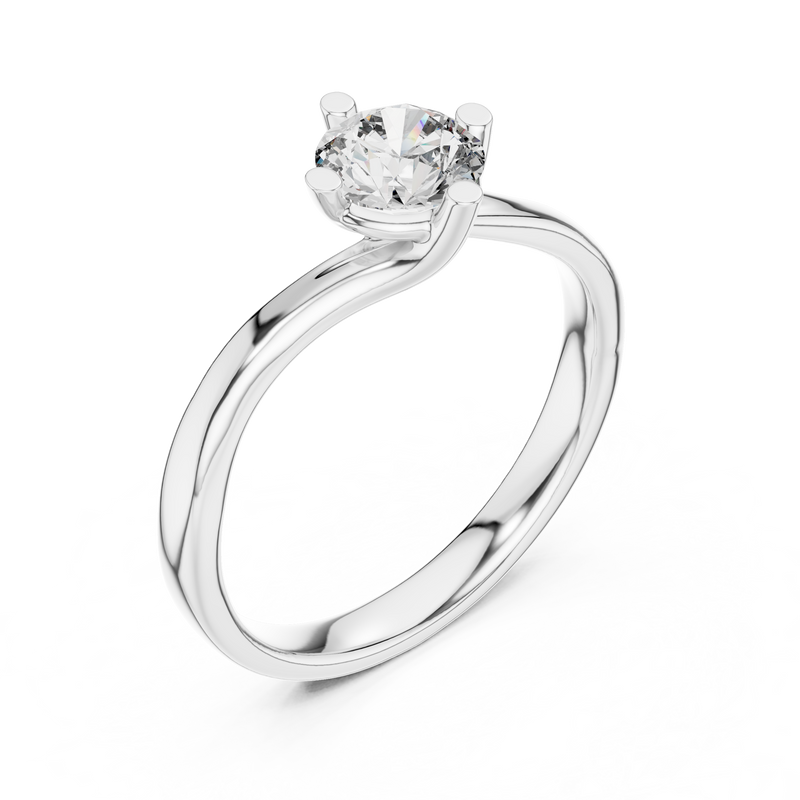 Ladies Ring 1211@7 - White Gold - Image