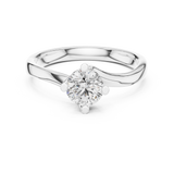 Ladies Ring 1211@7 - White Gold - Image