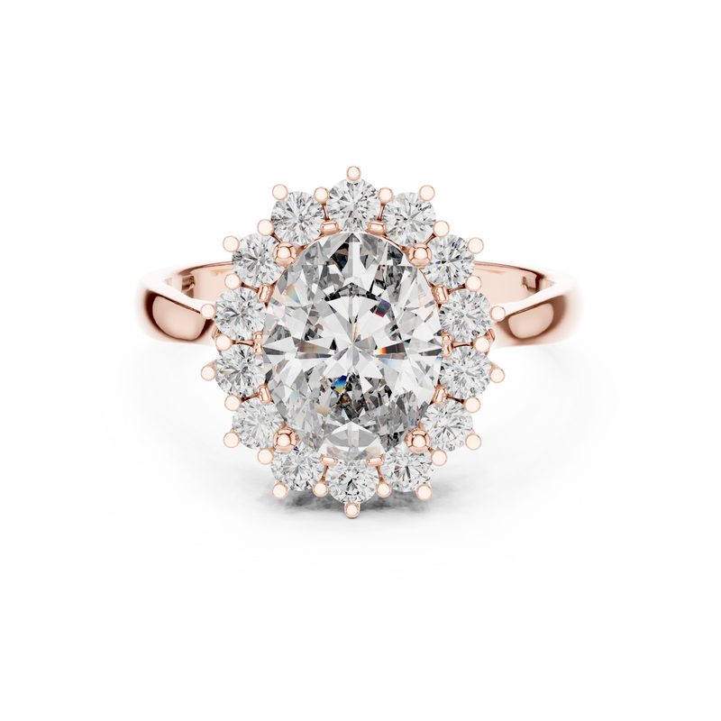 Ladies Ring 1216@7 - Rose Gold - Image