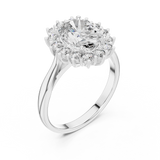 Ladies Ring 1216@7 - White Gold - Image