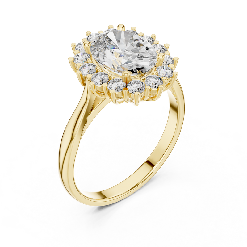 Ladies Ring 1216@7 - Yellow Gold - Image