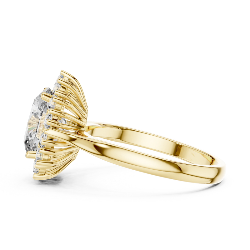 Ladies Ring 1216@7 - Yellow Gold - Image