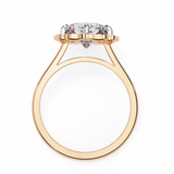 14k IGI certified cushion ring with E-F color VVS-VS clarity diamonds 115