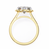 14k IGI certified cushion ring with E-F color VVS-VS clarity diamonds 115