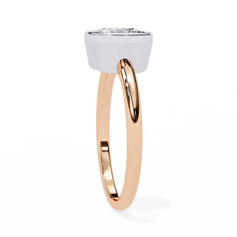 14k IGI certified cushion ring with E-F color VVS-VS clarity diamonds 116