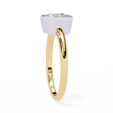 14k IGI certified cushion ring with E-F color VVS-VS clarity diamonds 116