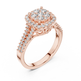 Ladies Ring 1242@7 - Rose Gold - Image