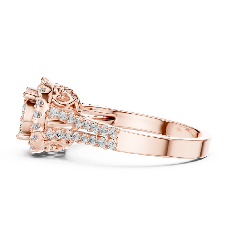 Ladies Ring 1242@7 - Rose Gold - Image