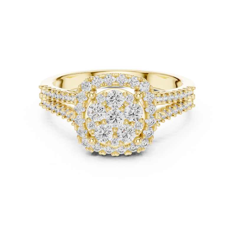 Ladies Ring 1242@7 - Yellow Gold - Image
