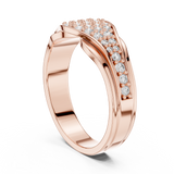 Ladies Ring 1244@7 - Rose Gold - Image