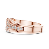 Ladies Ring 1244@7 - Rose Gold - Image