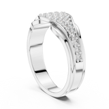 Ladies Ring 1244@7 - White Gold - Image