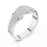 Ladies Ring 1244@7 - White Gold - Image