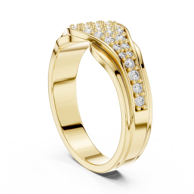 Ladies Ring 1244@7 - Yellow Gold - Image