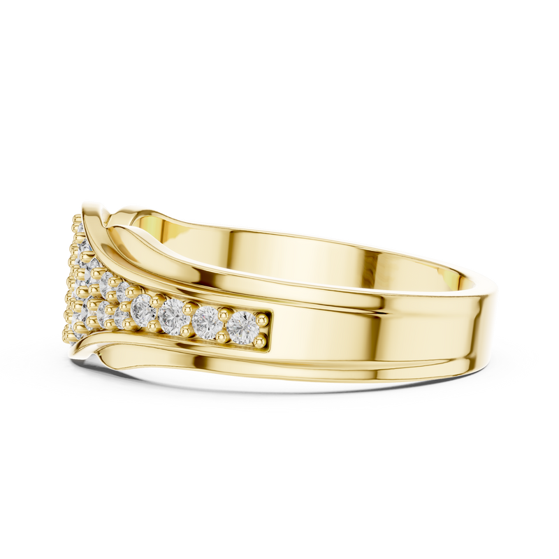 Ladies Ring 1244@7 - Yellow Gold - Image