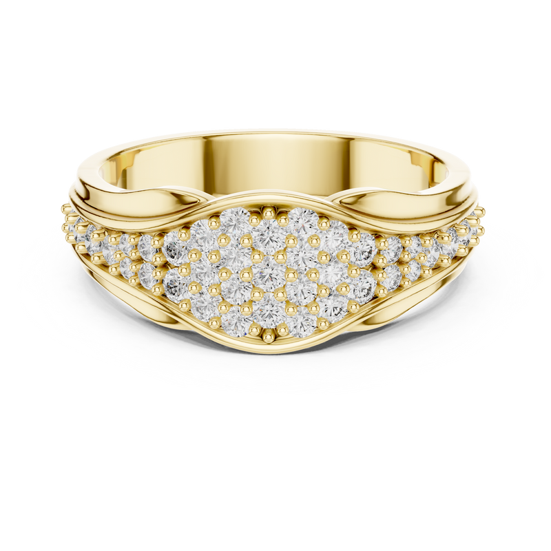 Ladies Ring 1244@7 - Yellow Gold - Image
