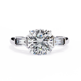 14k IGI certified cushion ring with E-F color VVS-VS clarity diamonds 118