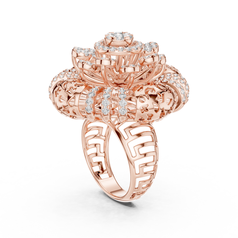 Ladies Ring 1280@7 - Rose Gold - Image