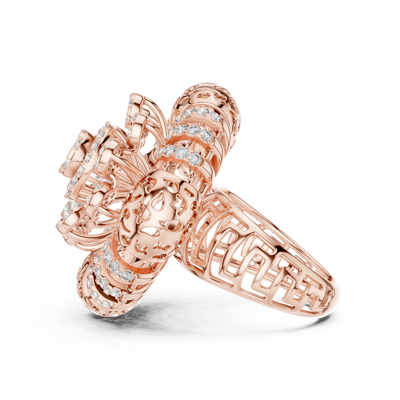 Ladies Ring 1280@7 - Rose Gold - Image