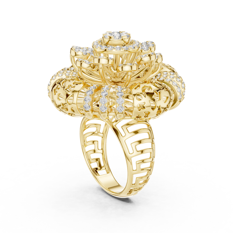 Ladies Ring 1280@7 - Yellow Gold - Image