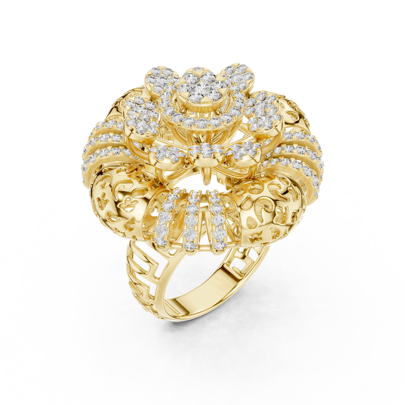 Ladies Ring 1280@7 - Yellow Gold - Image